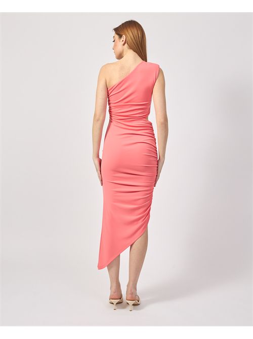 Patrizia Pepe one-shoulder dress with side zip PATRIZIA PEPE | 2A2919-J280R854